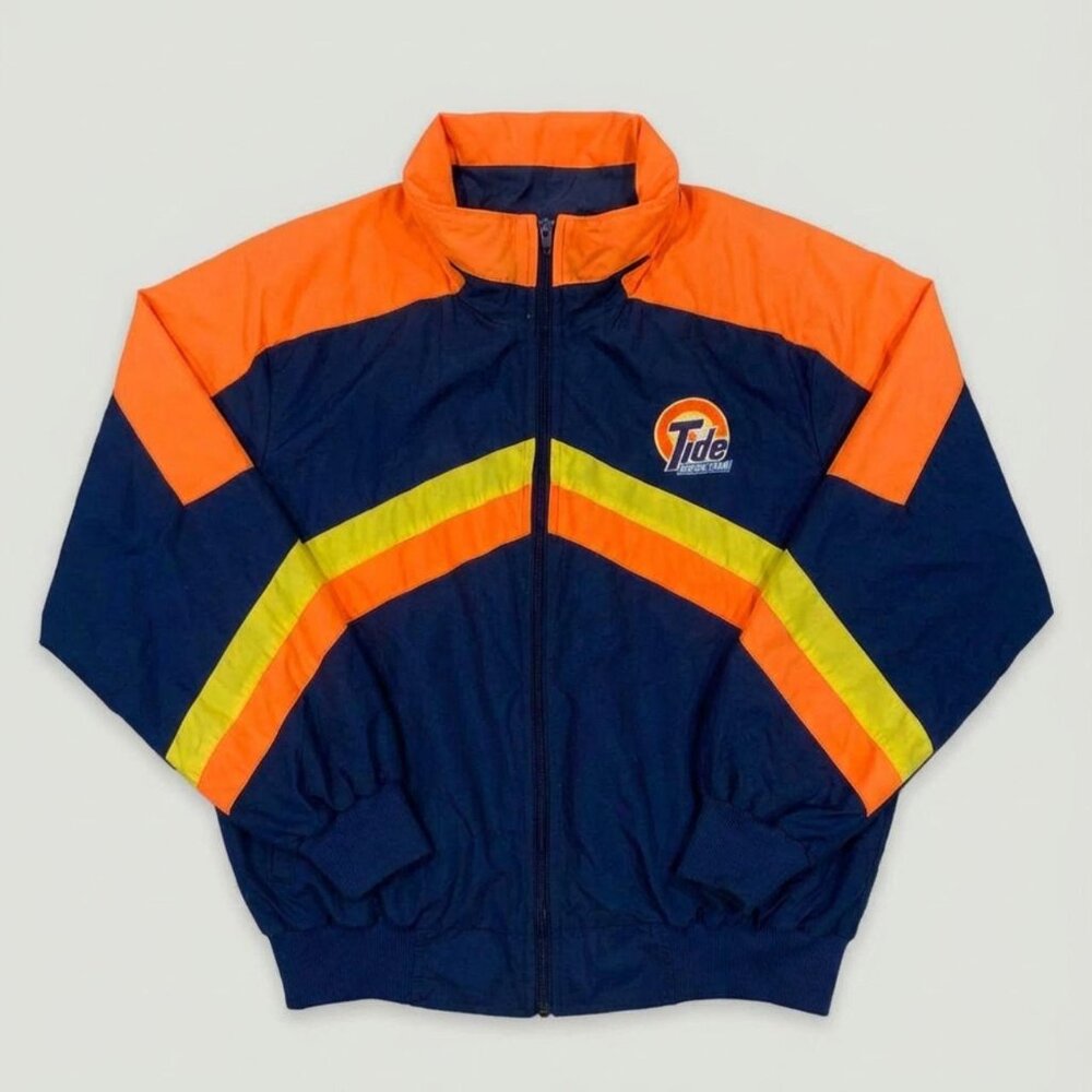 Vintage Graphic Orange Blue Tide Jacket